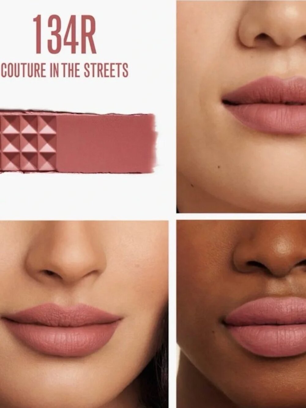 Valentino 134R Mini Spike Matte Lipstick NIB - Picture 13 of 13